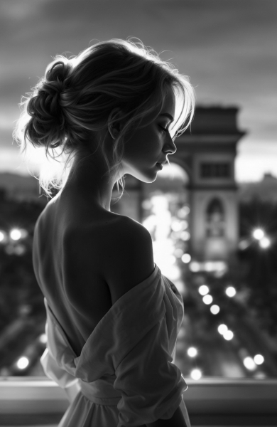 Sunset Arc de Triomphe